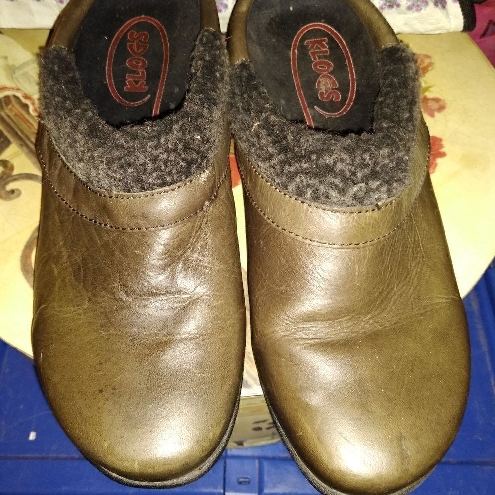 Klogs leather shoes  